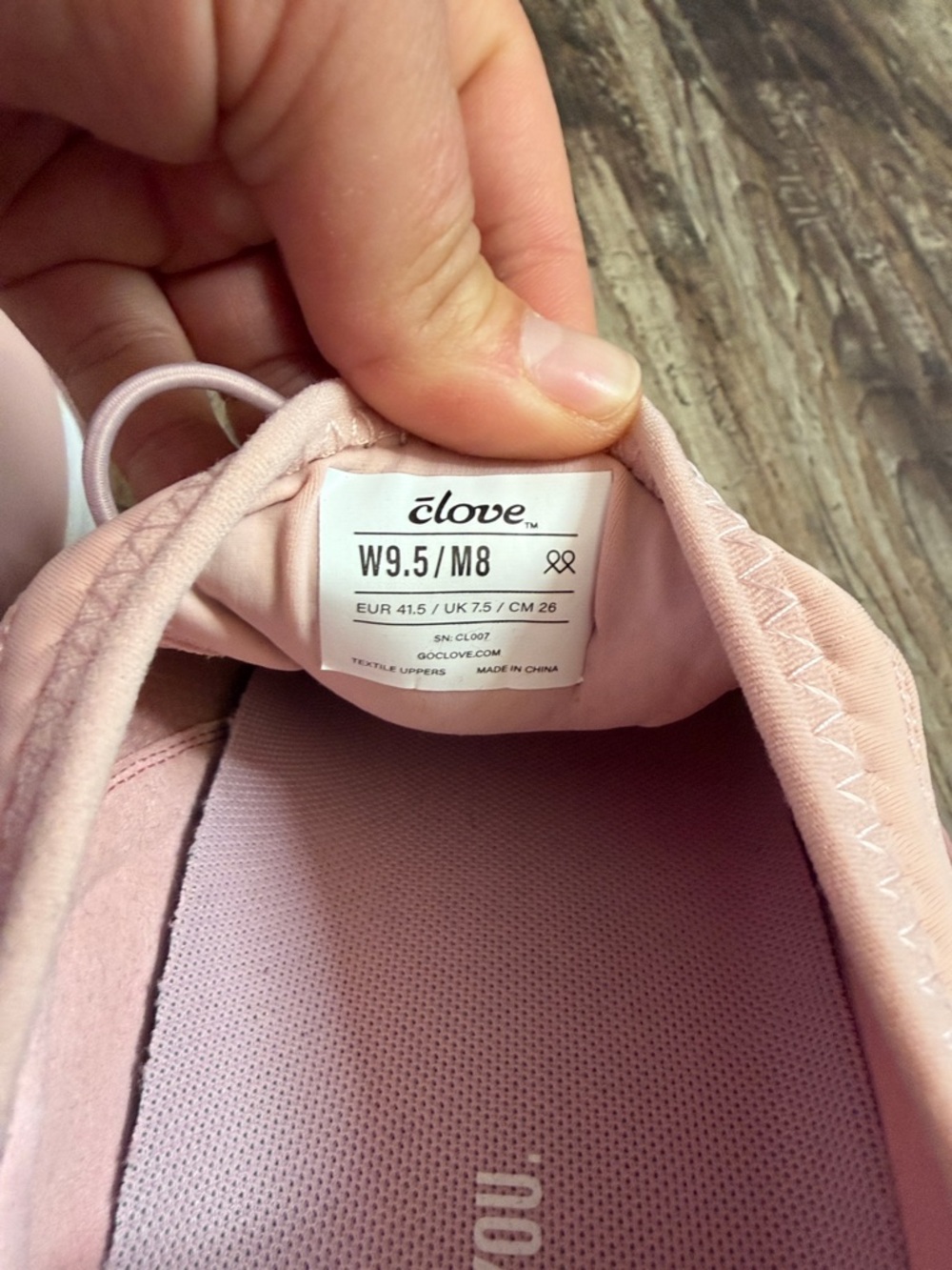 Women's Clove Limited Edition Classic Sneaker Pink Size 9.5 - Picture 4 of 6